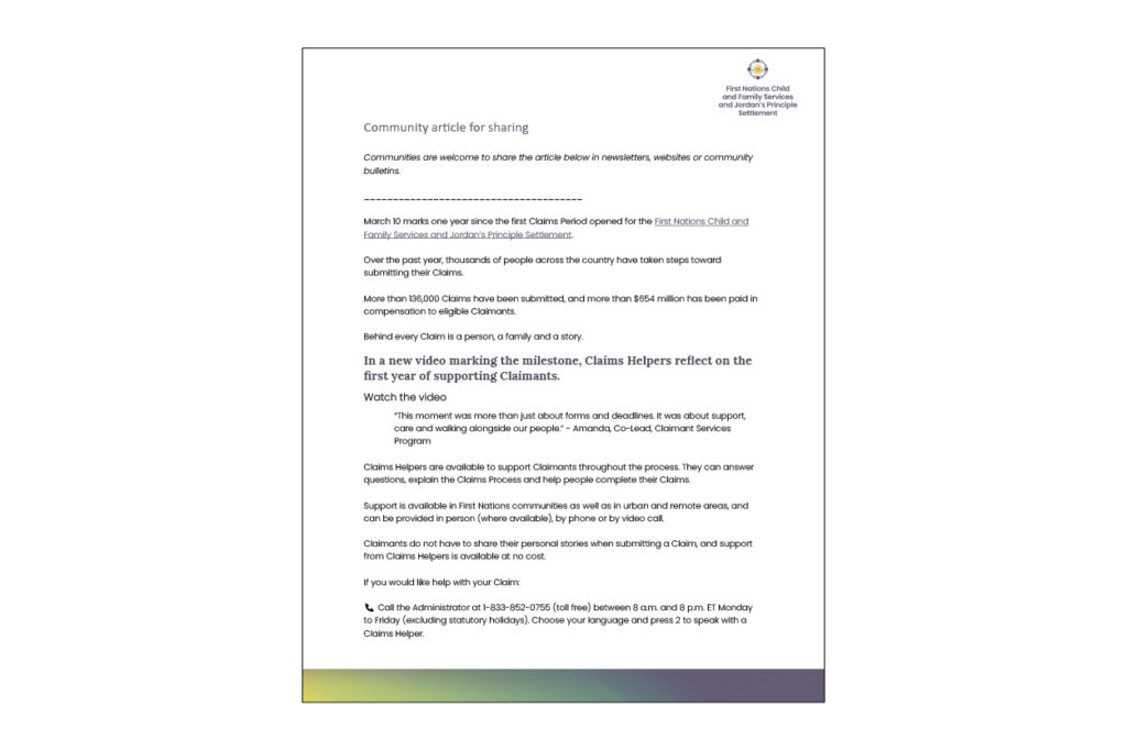 Community Toolkit | First Nations Child & Family Services & Jordan’s ...