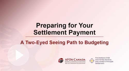 Watch A Two-Eyed Seeing Path to Budgeting